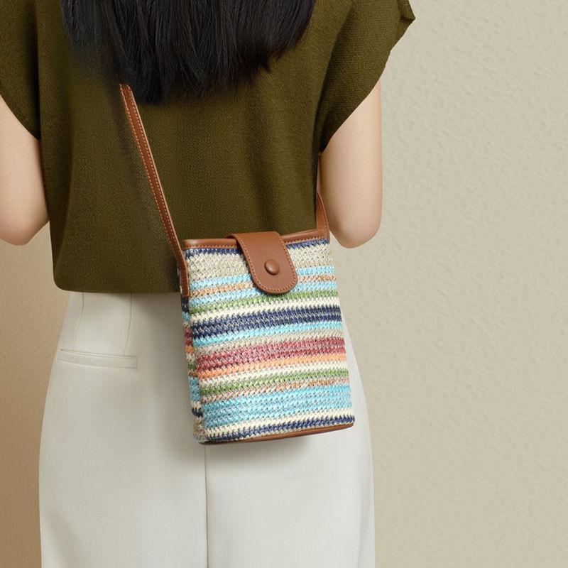 Borsa porta telefono casual da donna con tracolla regolabile