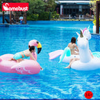 Rose Gold Flamingo Pool Float