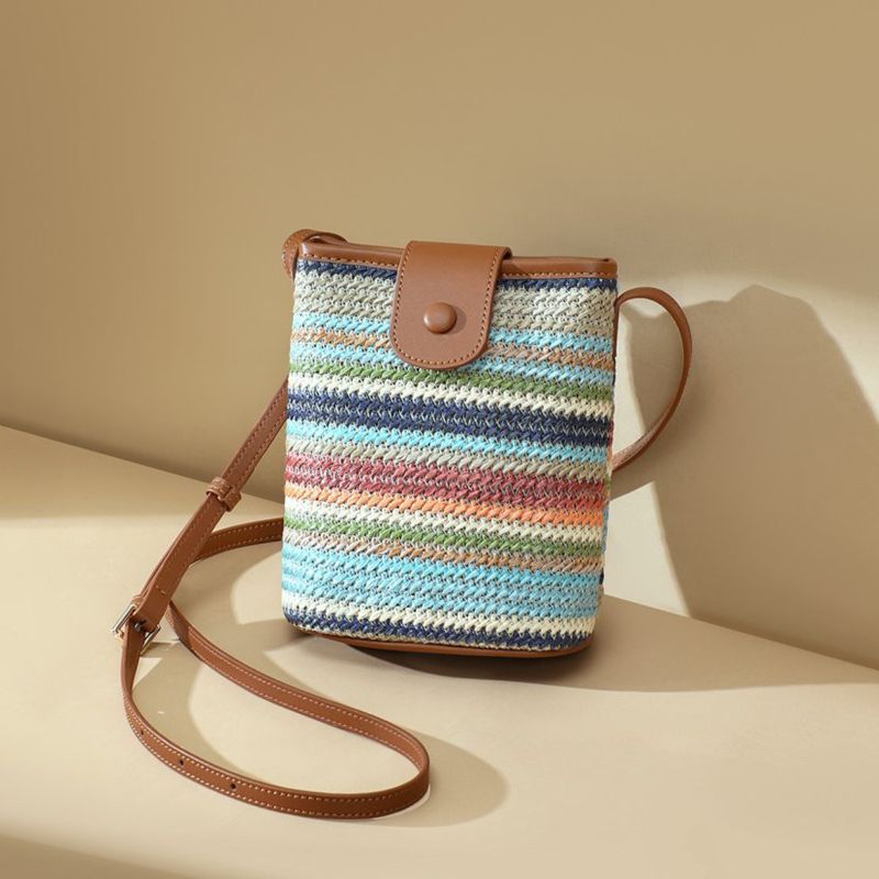 Borsa porta telefono casual da donna con tracolla regolabile