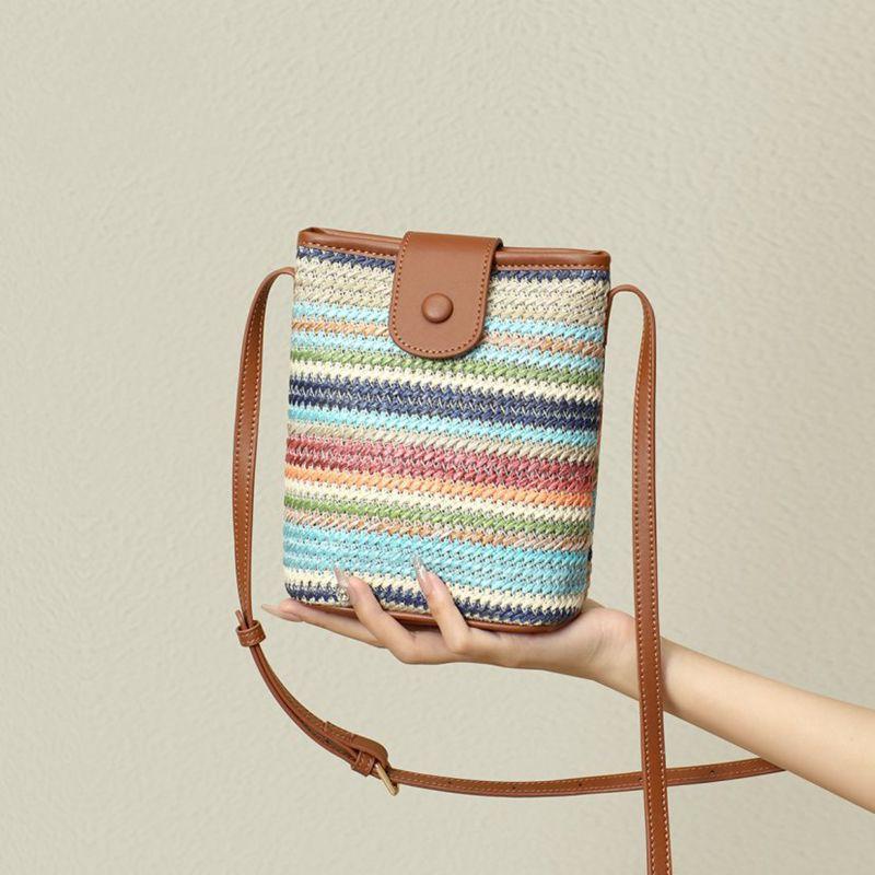 Borsa porta telefono casual da donna con tracolla regolabile
