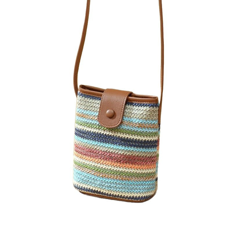 Borsa porta telefono casual da donna con tracolla regolabile